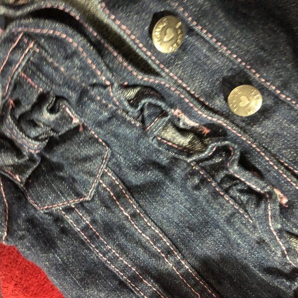 Girl's 24 Months Blue Jean Jacket - Picture 4 of 5